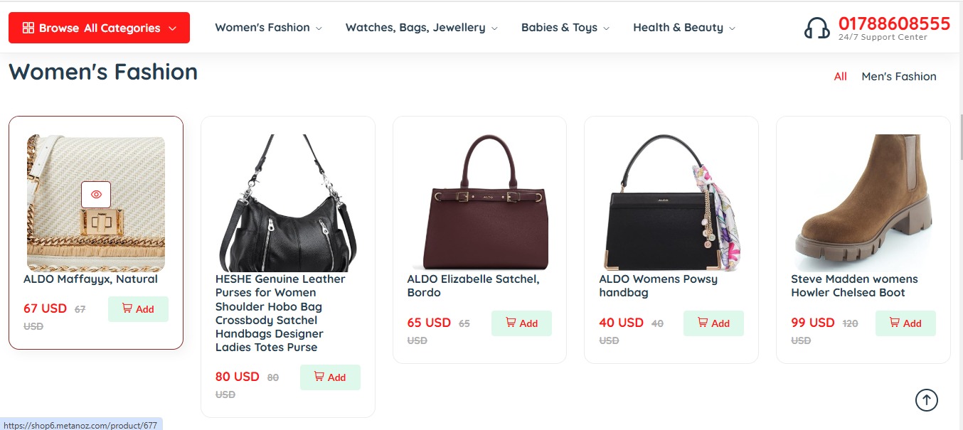 Metanoz - Multipurpose Ecommerce Shopping Platform